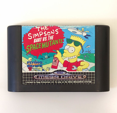 The Simpsons Bart vs. The Space Mutants Sega Mega Drive PAL EUR - Nur Modul