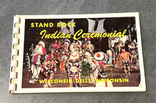 Vintage Stand Rock Indian Ceremonial Wisconsin Dells WI Picture Book