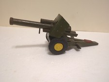 HOWITZER WWII GUN TIN TOY JAPAN 1950s