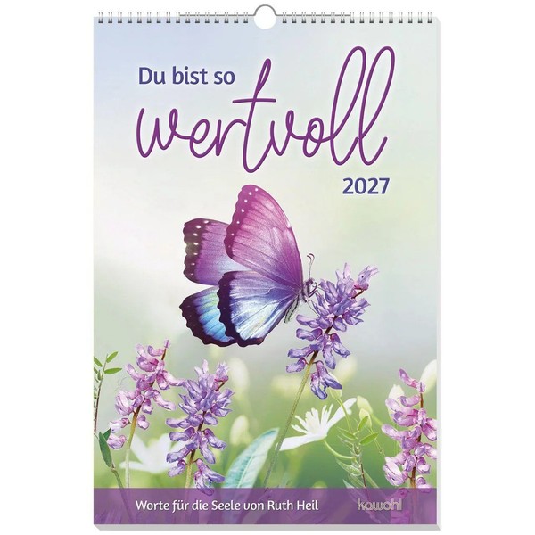 Du Bist So Wertvoll 2027 | Ruth Heil | Worte FüR Die Seele Von Ruth Heil | 14 S.-image