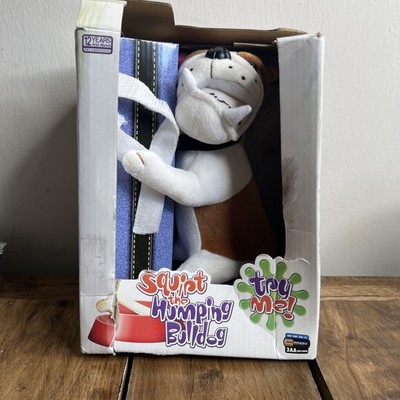 ''Squipt The Humping Dog'' Bull Dog Novelty Animated Toy Gemmy New In DAMAGED Box