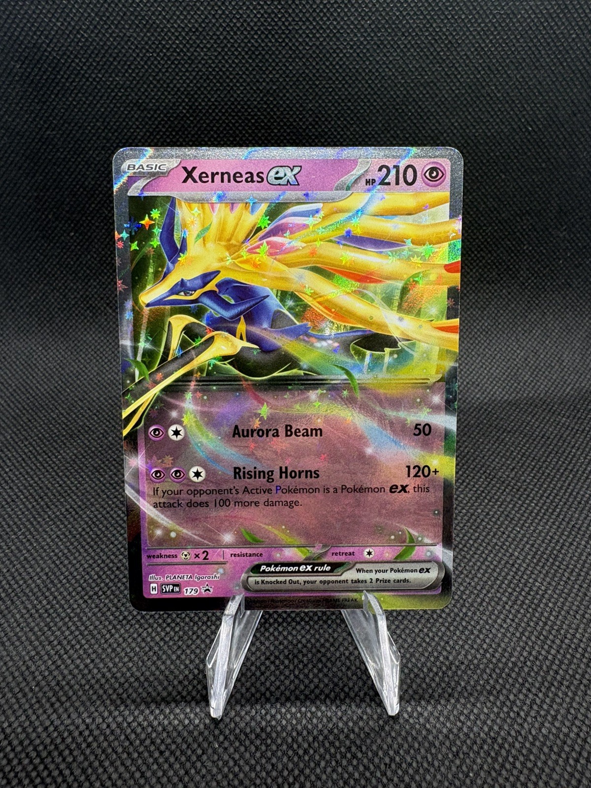 Pokemon Xerneas ex 179 Scarlet & Violet Black Star Promo Holo (NM)