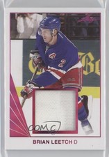 2017-18 Leaf 1990 Design Materials Magenta Brian Leetch #BM-07 HOF fm0
