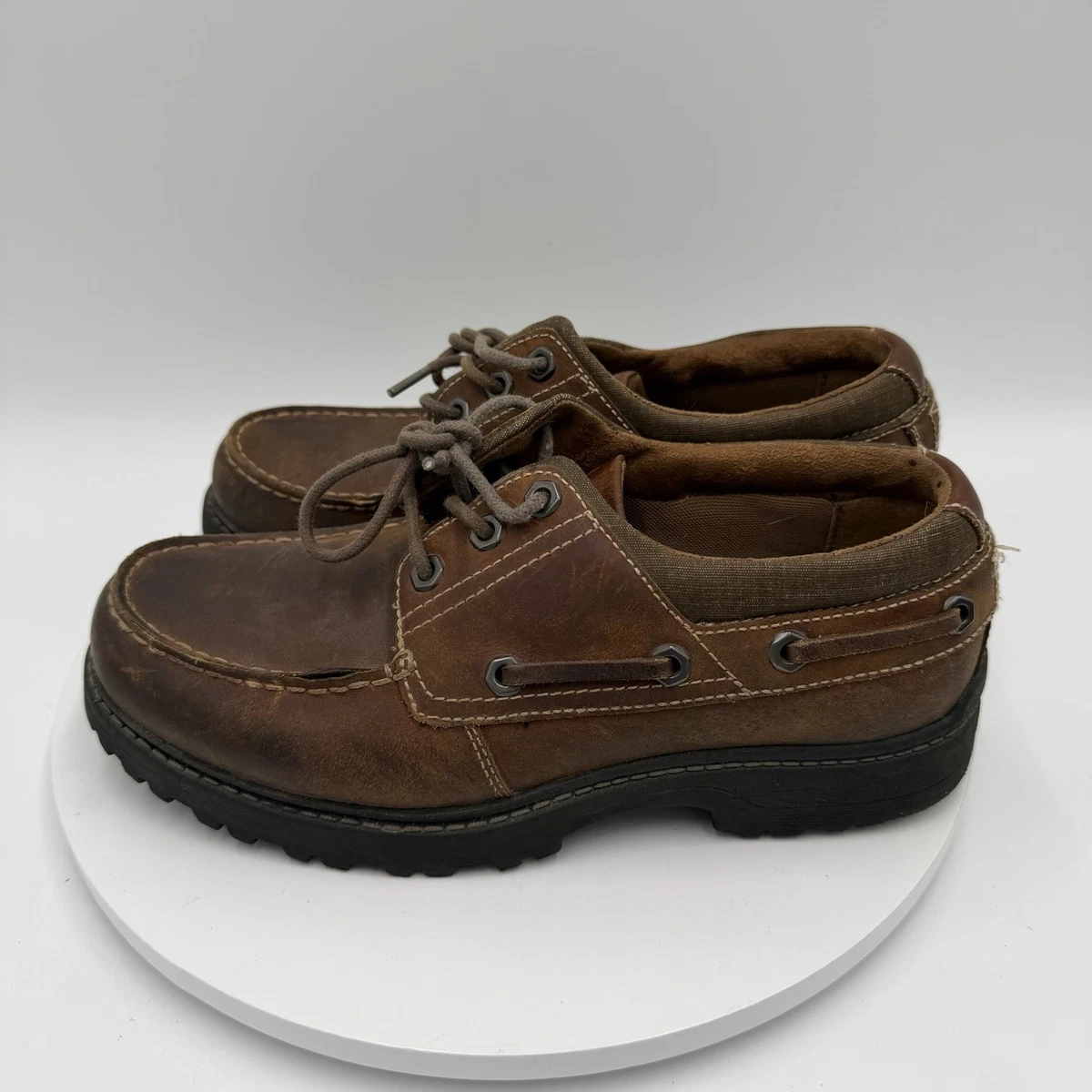 Chaps Leather Upper Brown Casual Shoes for Men for sale | eBay display picture 2