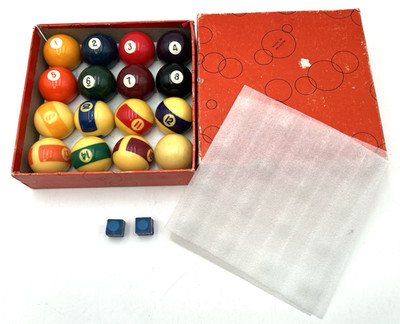 ARAMITH POOL BALLS BILLIARD BALLS 2-1/4'' MADE IN BELGIUM