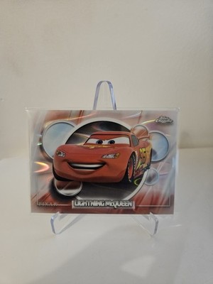 2026 Topps Chrome Disney Cars Lightning McQueen Ray Wave Refractor #20 Karte
