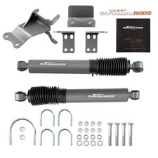 Dual Steering Stabilizer For Jeep Wrangler Jl Gladiator Jt 4wd 2018-2026