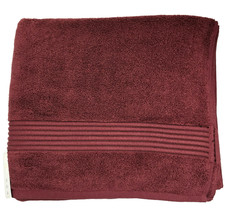 HOTEL WINE,MAROOM,BURGUNDY 100% COTTON PLUSH QUICK DRY SOFT ABSORBENT BATH TOWEL