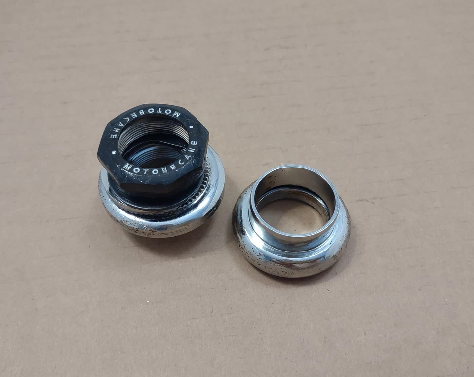 Auriculares Bicicleta Motobecane Vintage Roscados Franceses Tamaño 1" Ciclismo Ciclismo Foto 4 de 4