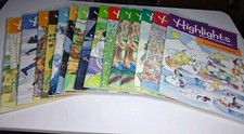 Vintage Highlights for Children Magazines Lot of 15