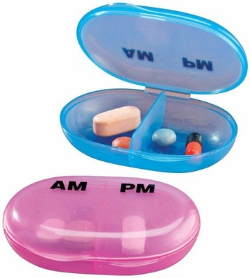 Apex Pocket Med Pack Compact Size For AM PM Ultimate Travel Pill Case Pack of 6