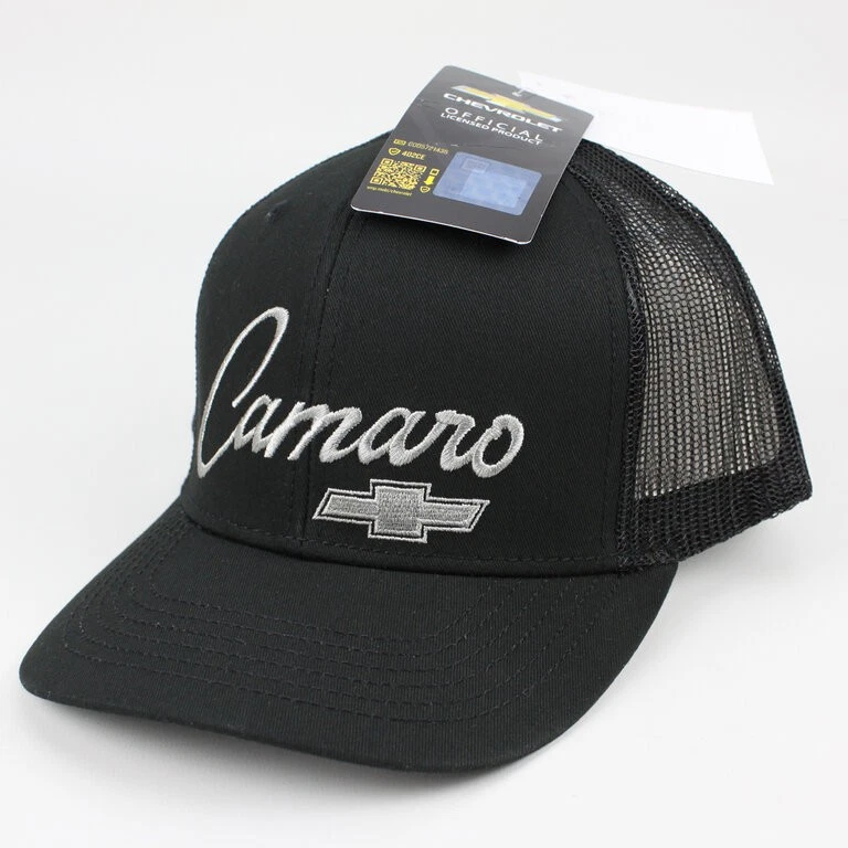 Chevrolet Chevy Camaro Logo US Car Mesh Baseball Cap Hat Trucker Baseball Cap Hat