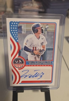 2025 Panini Stars and Stripes - 16u/17u National Team Signatures Materials Will