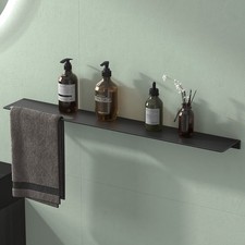 Bathroom Shelf with Towel Rail Kitchen Wall Mount Towel Rack Towel Organiser