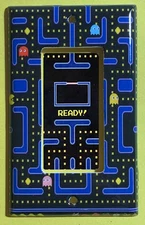 Pac-Man Pacman Games Light Switch Duplex Outlet wall Cover Plate Home Decor