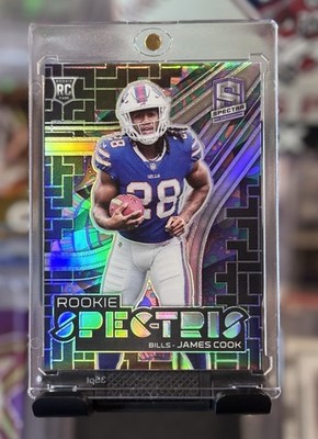 2022 Panini Spectra • JAMES COOK /5 RC SPECTRIS PRIZM ROOKIE - Bills ✨🔥✨