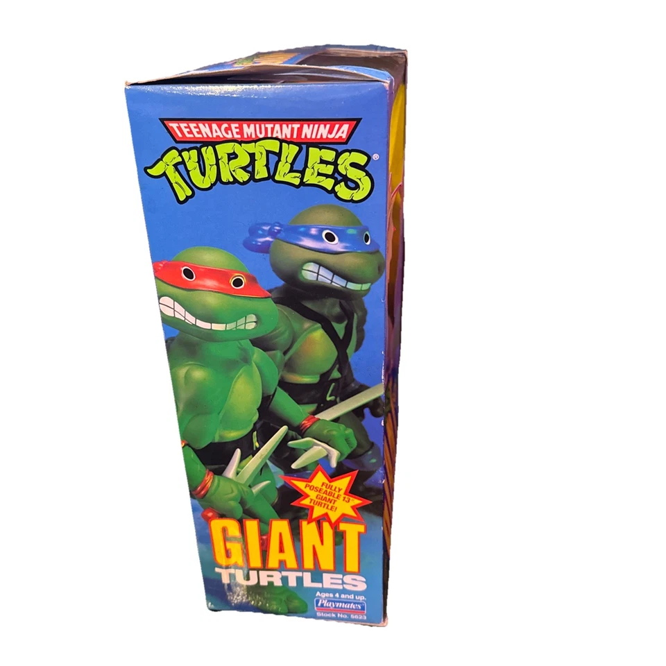 Figura de acción Playmates Teenage Mutant Ninja Turtles 1998 tamaño gigante Raphael nueva Foto 4 de 4