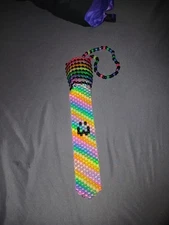 Extra Long Rainbow (Fully Glow In the Dark) :3 Kandi Tie