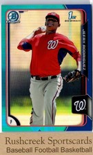 2015 Bowman Chrome #BCP205 Jefry Rodriguez /150 Prospects Blue Refractors