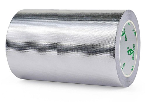 BOMEI PACK Aluminum Foil Tape 150mm X 50m For Home Heating,Ventilation HVAC Air Ducts Repairing,Fixing,kitchenJointing,flame,Cold,heat Resistant Moisture,Waterproof