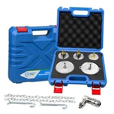 5-Piece Master Cylinder Adapter Set, Professional Brake Bleeder Adapter 