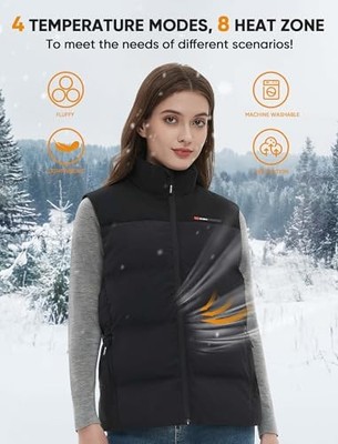 ORRNIKKO WOMENS HEATED JACKET BATTERY PACK 12V 20000MAH GLOVES MEDIUM - BLACK