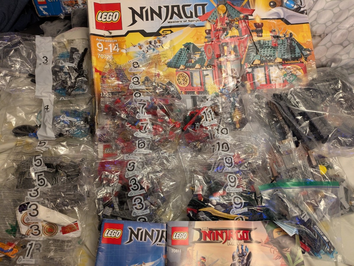 LEGO Ninjago 70728 Battle for Ninjago City Strider Parts