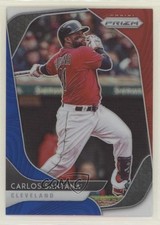 2020 Panini Prizm Tier II Red White & Blue Prizm Carlos Santana #147 6h5