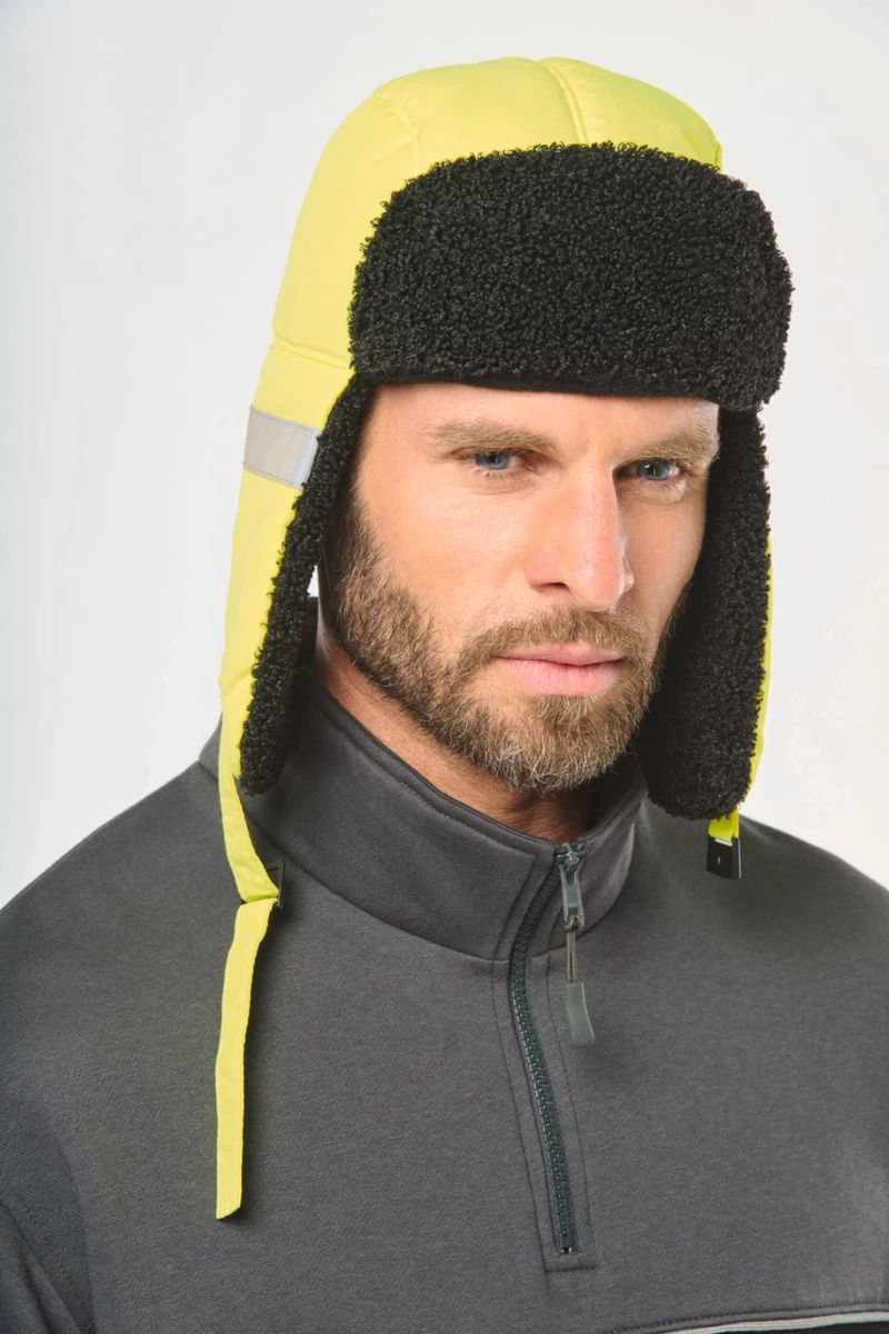 Cappello Boonie Alta Visibilità Neon | Riflettente Con Tesa Larga E Rete | Protezione Solare UV | Taglia Unica - 6