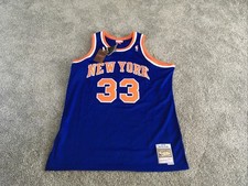 New York Knicks Mitchell  Ness Patrick Ewing Men  s XL Tall 1991-92 Royal Jersey