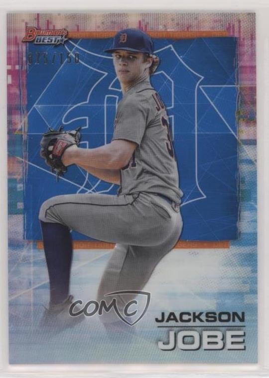 2021 Bowman's Best Blue Refractor 75/150 Jackson Jobe #44 7c5