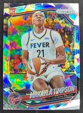 2025 Panini WNBA Prizm Makayla Timpson #14 Ice Prizms Fever