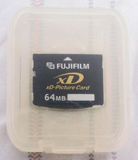 Fujifilm 64mb XD picture memory card for camera tested working e745