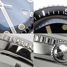 Oris Divers 65 01 733 7720 4055-075 Automatic Blue Dial Men's Watch Leather Belt 8