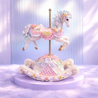 San Francisco Music Box Company Carousel Rocking Horse Working Song is Memory