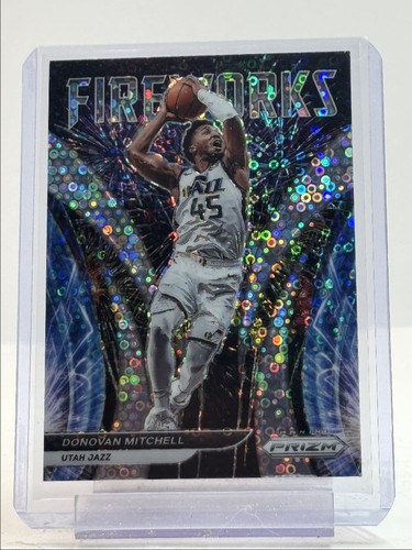 DONOVAN MITCHELL 2021-22 PRIZM BASKETBALL FAST BREAK PRIZM FIREWORKS Q3767