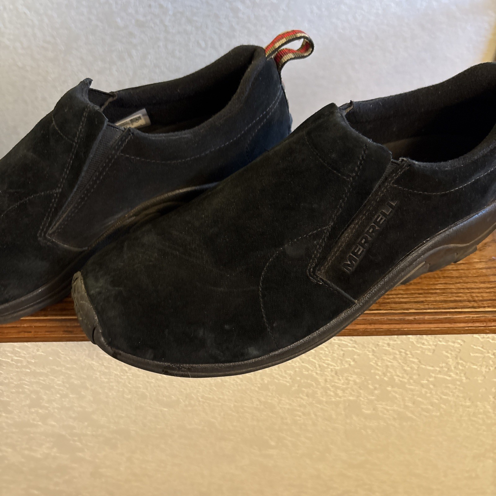 Merrell J60825 Jungle Moc scarpe slip on da uomo pelle mezzanotte taglia 13 US