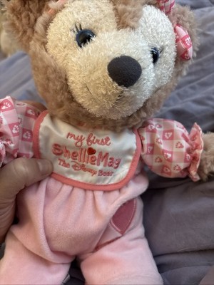 Disney Parks SHELLIE MAY Bear Plush Stuffed Animal Outfit 13” Pink