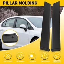 Front Rh Lh Side Pillar Door Trim Molding Fit Honda Civic 4-door Sedan 2012-2015