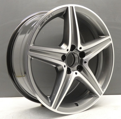 MERCEDES BENZ E KLASSE W213 18 ZOLL DIAMANTSCHLIFF GRAU ALUFELGE VORNE 8J ET43 X1