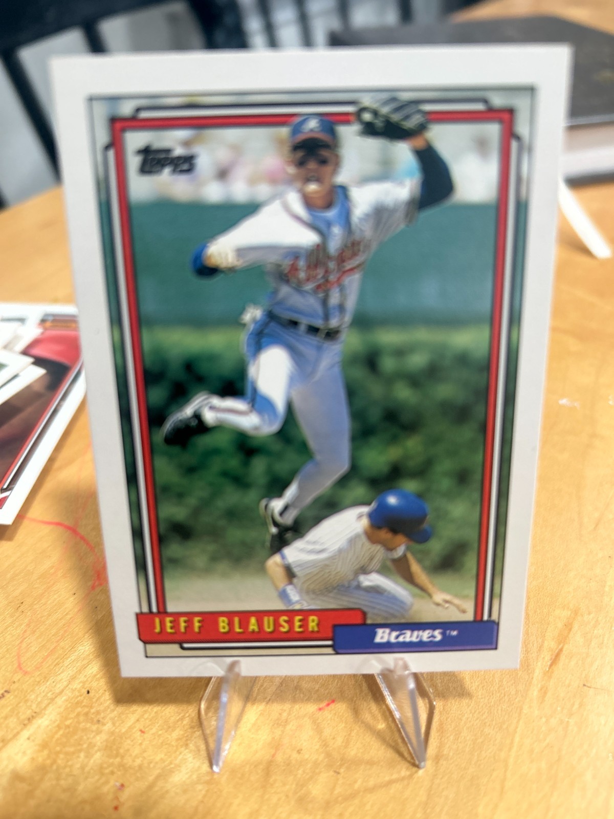 1992 Topps Jeff Blauser #199! 2 Card Minimum! Read Description!