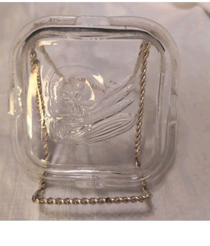 Vintage 5 Inch Glass Lid