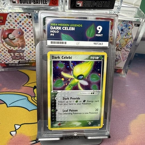 Dark Celebi EX Hidden Legends 4/101 Holo ACE 9