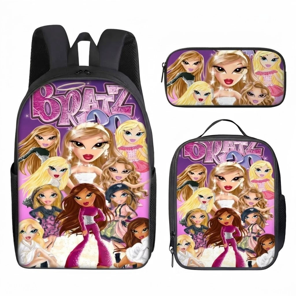 Bratz Girl Club Backpack Set, School Bag, Lunch Bag