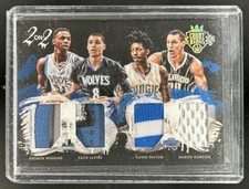 2015-16 Court Kings Andrew Wiggins Elfrid Payton Aaron Gordon LaVine Patch #/25