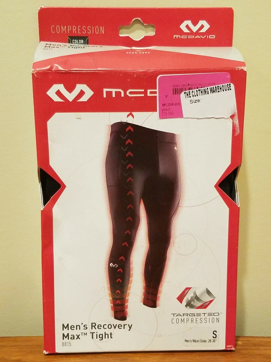 McDavid 8815 Men's Recovery Max Tight Compression Pants Black