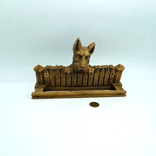 Vintage Scottie Dog Scottish Terrier Wall Mounted Bar Leash Holder