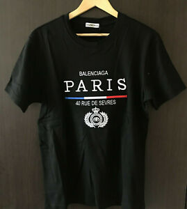 balenciaga paris t shirt mens