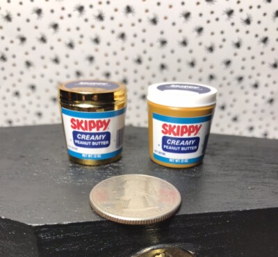 MINI BRANDS RETRO SKIPPY PEANUT BUTTER REGULAR AND GOLD