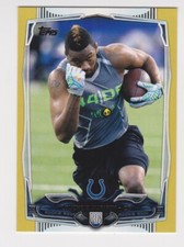 2014 Topps Football Gold Parallel RC Rookie #380 Loucheiz Purifoy 1865/2014 Colt